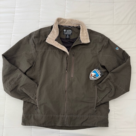 Kühl Men's Burr Lined Jacket/Coat | Color: Gun Metal | XL | BNWT! - Picture 6 of 15